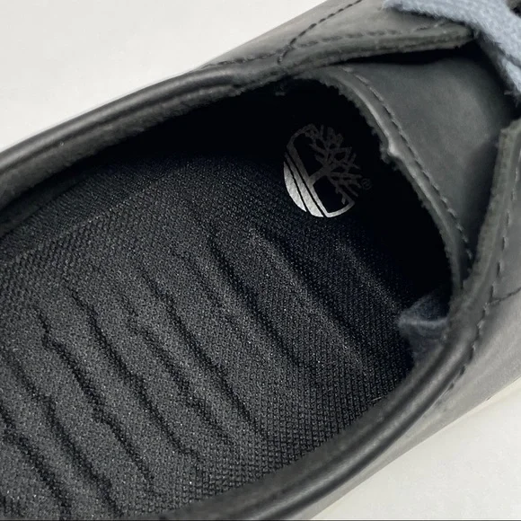 NWOB Timberland Teya Black Leather Sneaker Size 9 - Picture 9 of 10